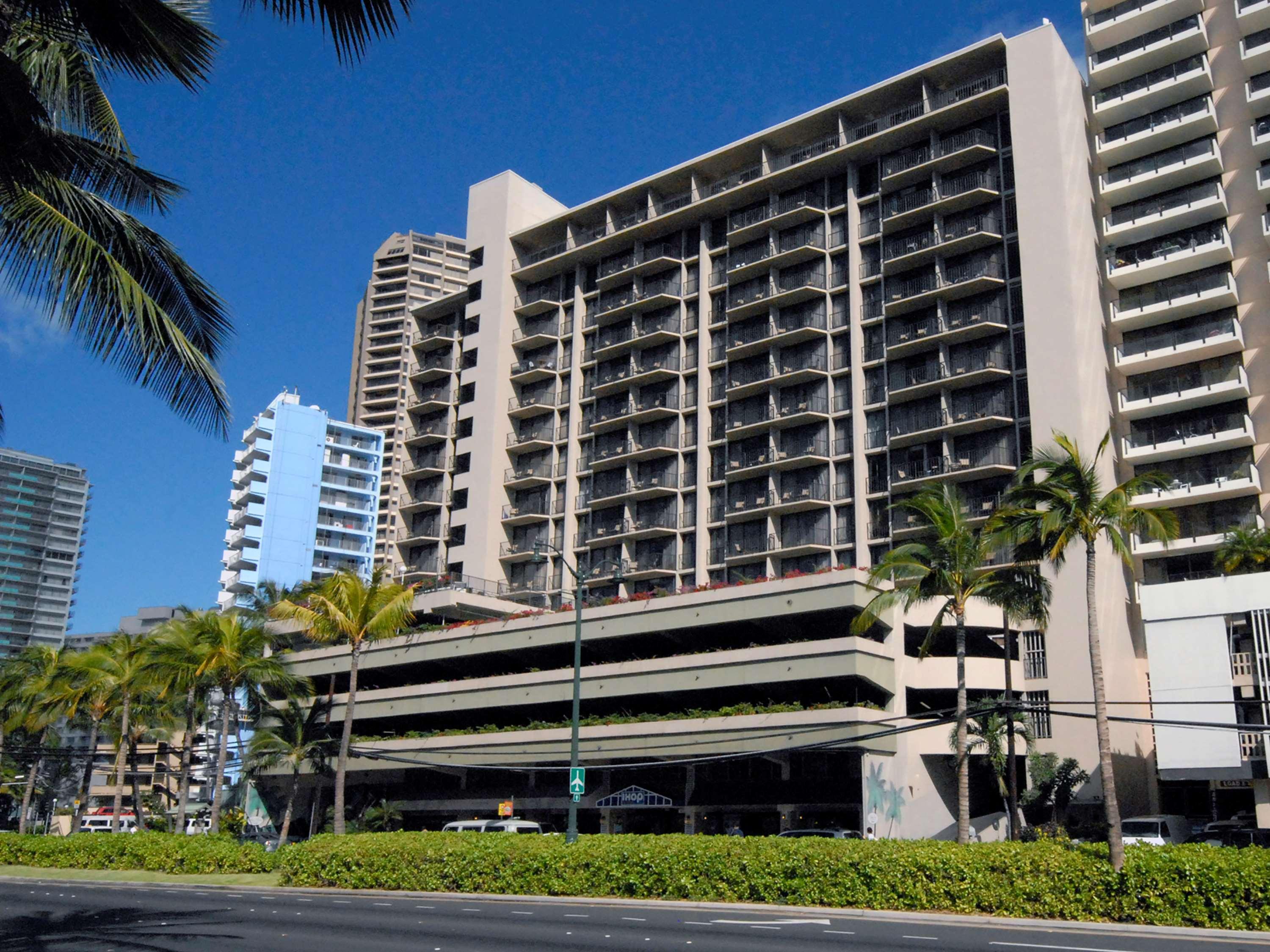 Aqua Palms Waikiki Aparthotel Honolulu Exterior foto