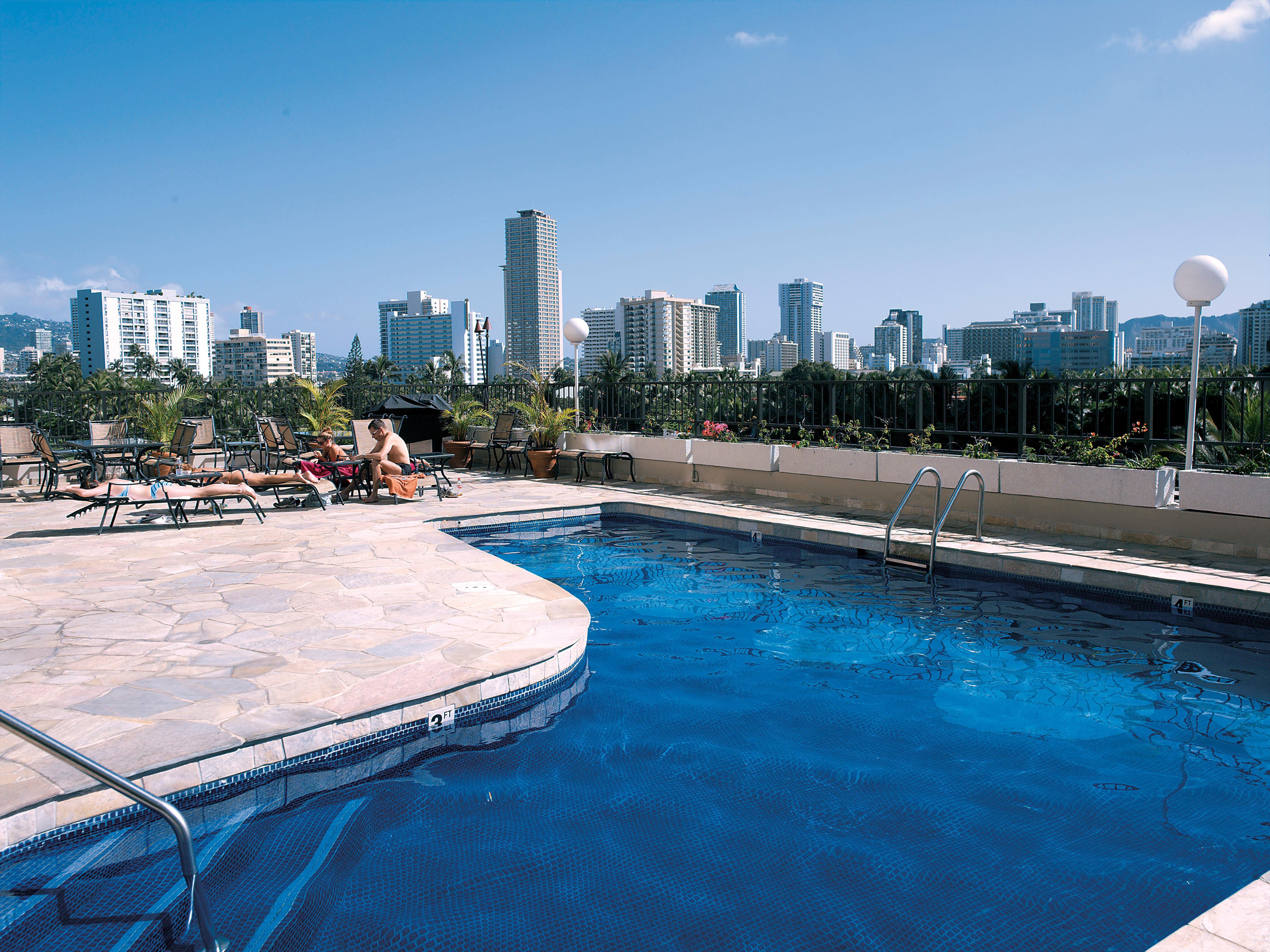 Aqua Palms Waikiki Aparthotel Honolulu Exterior foto